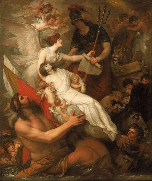 Benjamin West Immortality of Nelson oil painting image